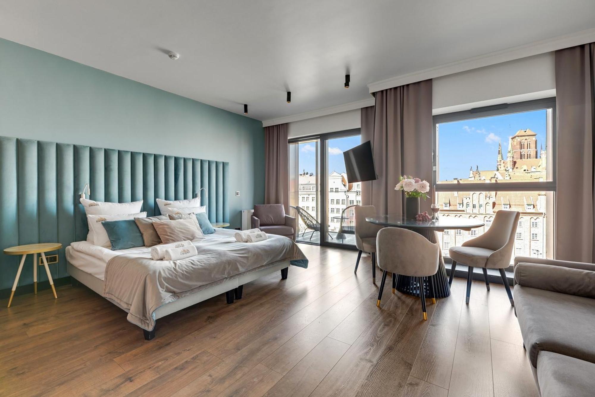 Deo Plaza Riverside & Radisson Spa By Downtown Apartments Gdansk Exterior photo